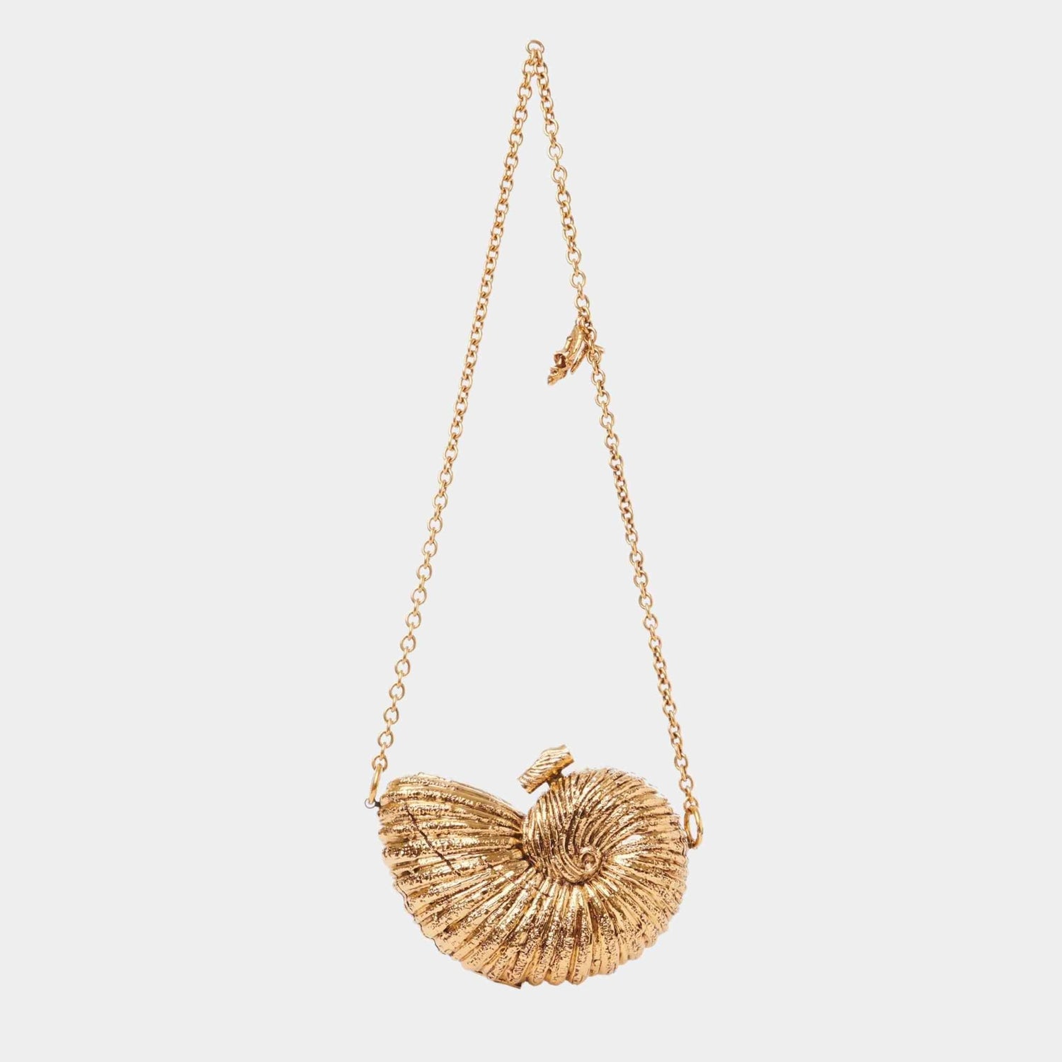 Sea Treasures Shell Minaudière in Metal