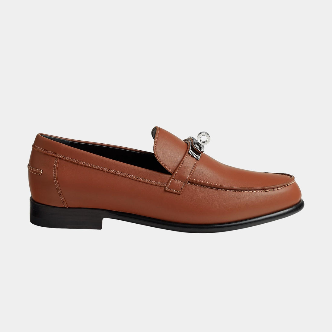 Destin Loafer in Calfskin with Palladium Plated Buckle