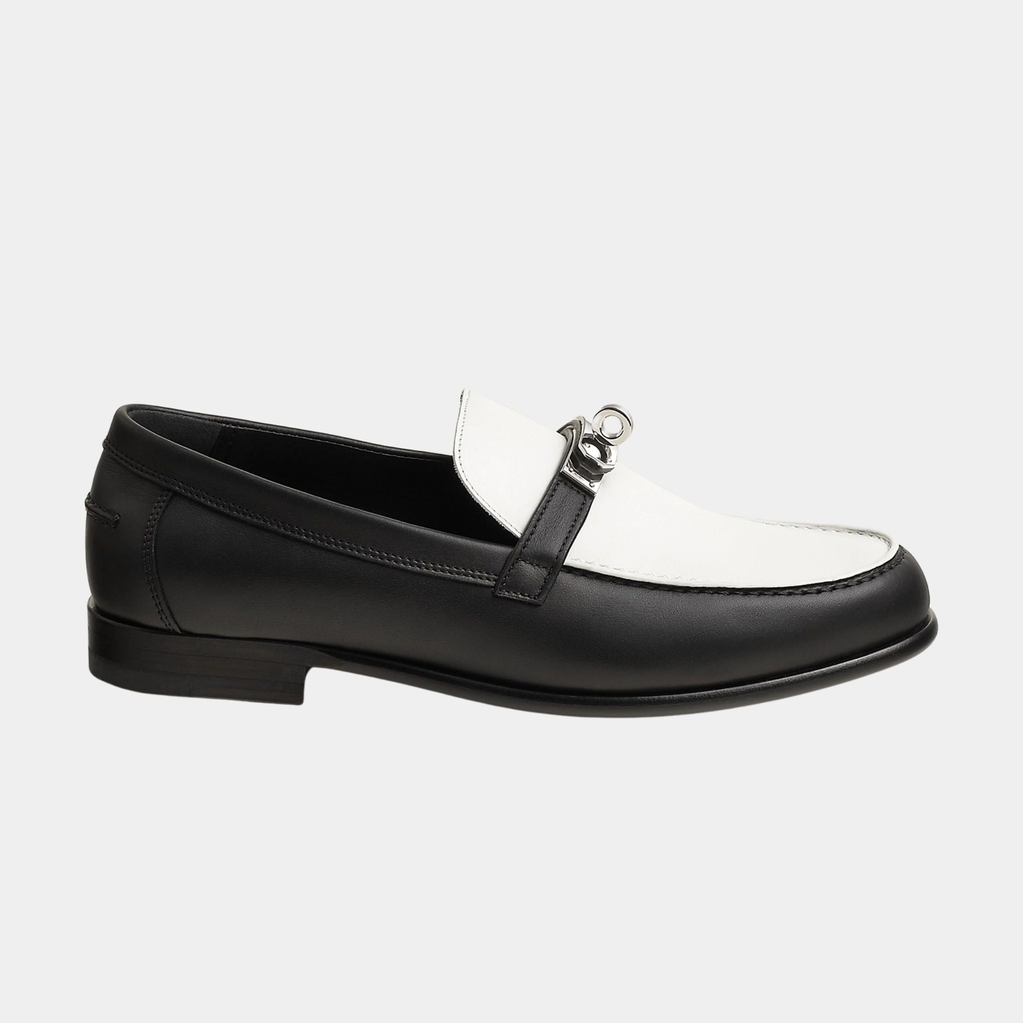 Destin Loafer in Calfskin with Palladium Plated Buckle