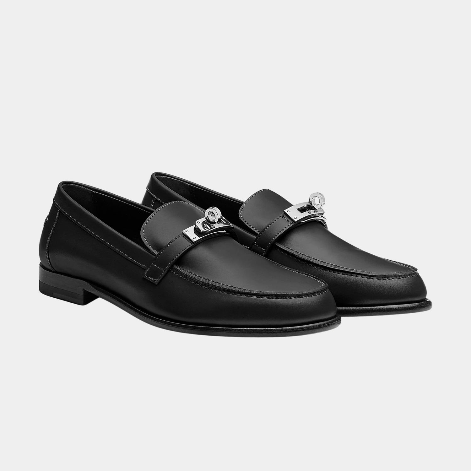 Destin Loafer in Calfskin with Palladium Plated Buckle