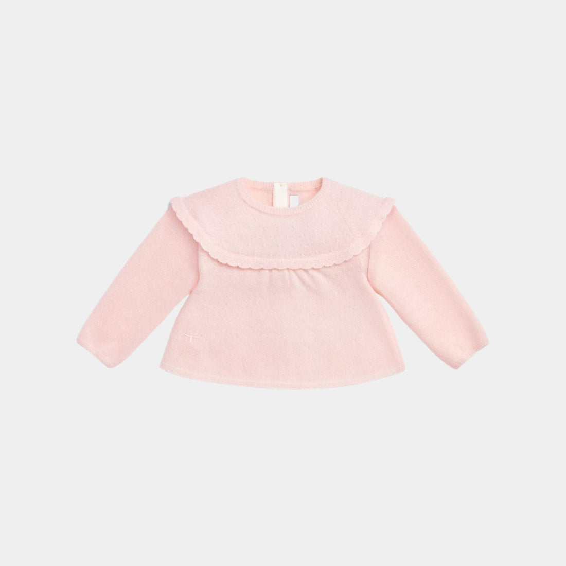 Baby Outfit Pale Pink Wool and Cashmere Knit