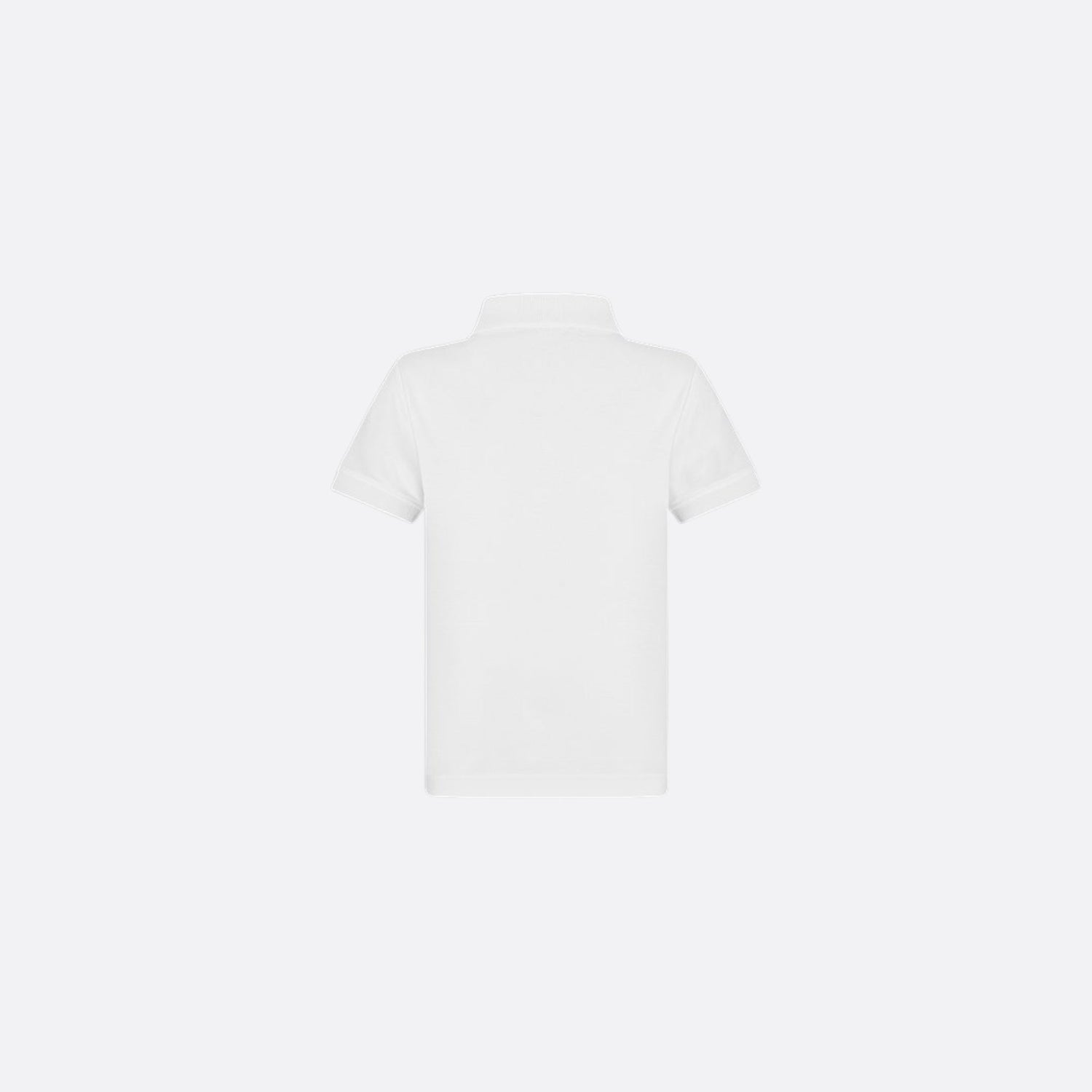 CD Icon Polo Shirt White Cotton Piqué