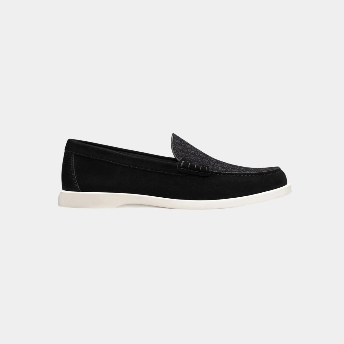 Dior Granville Moccasin Suede and Jacquard Canvas