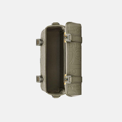 Hit The Road Messenger Bag In Gravity Leather