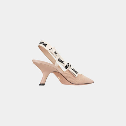 J Adior Slingback Pump Technical Fabric
