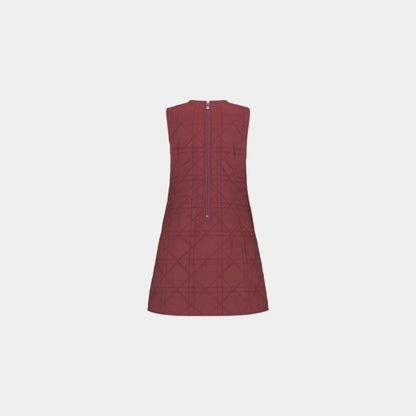 Kids A Line Dress Macrocannage Technical Fabric