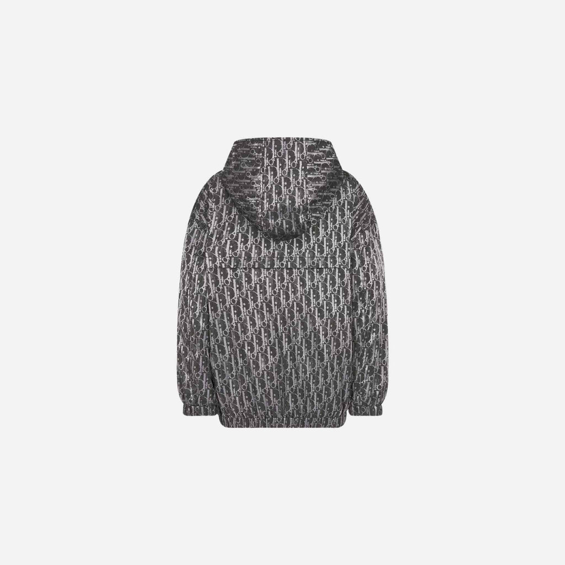 Kids Hooded Windbreaker Metallic Gray