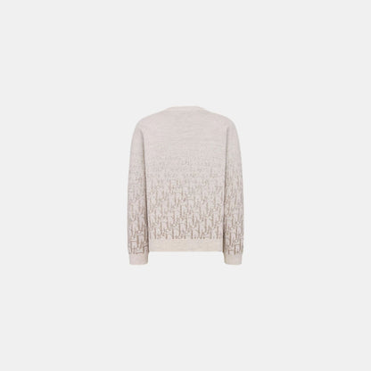 Kids Sweater Wool Knit Gradient Dior Oblique Jacquard