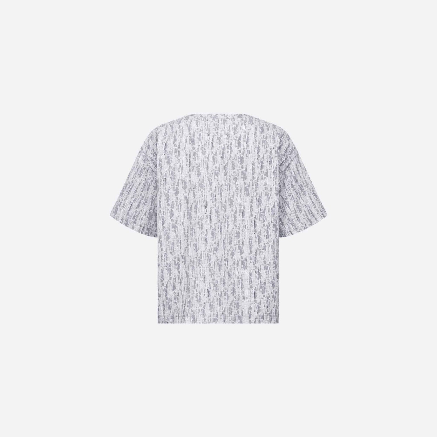 Kids T-Shirt Gray Dior Oblique Cotton Jersey Camouflage Effect