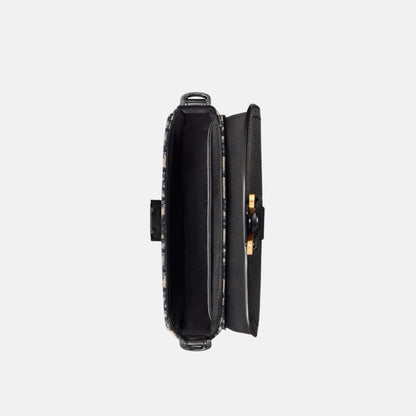Mini Saddle Messenger Bag With Flap