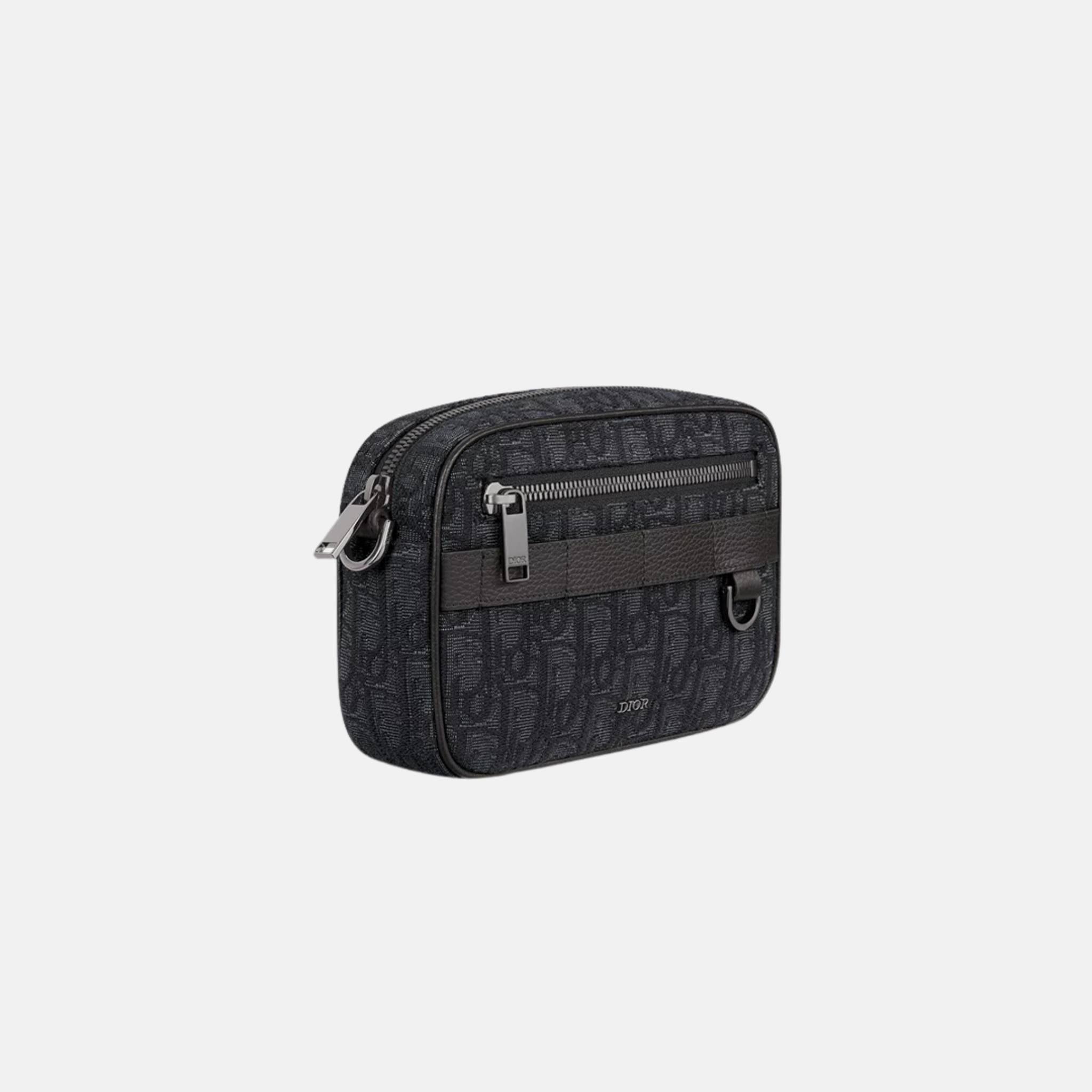 Mini Safari Bag with Strap Dior Oblique Jacquard