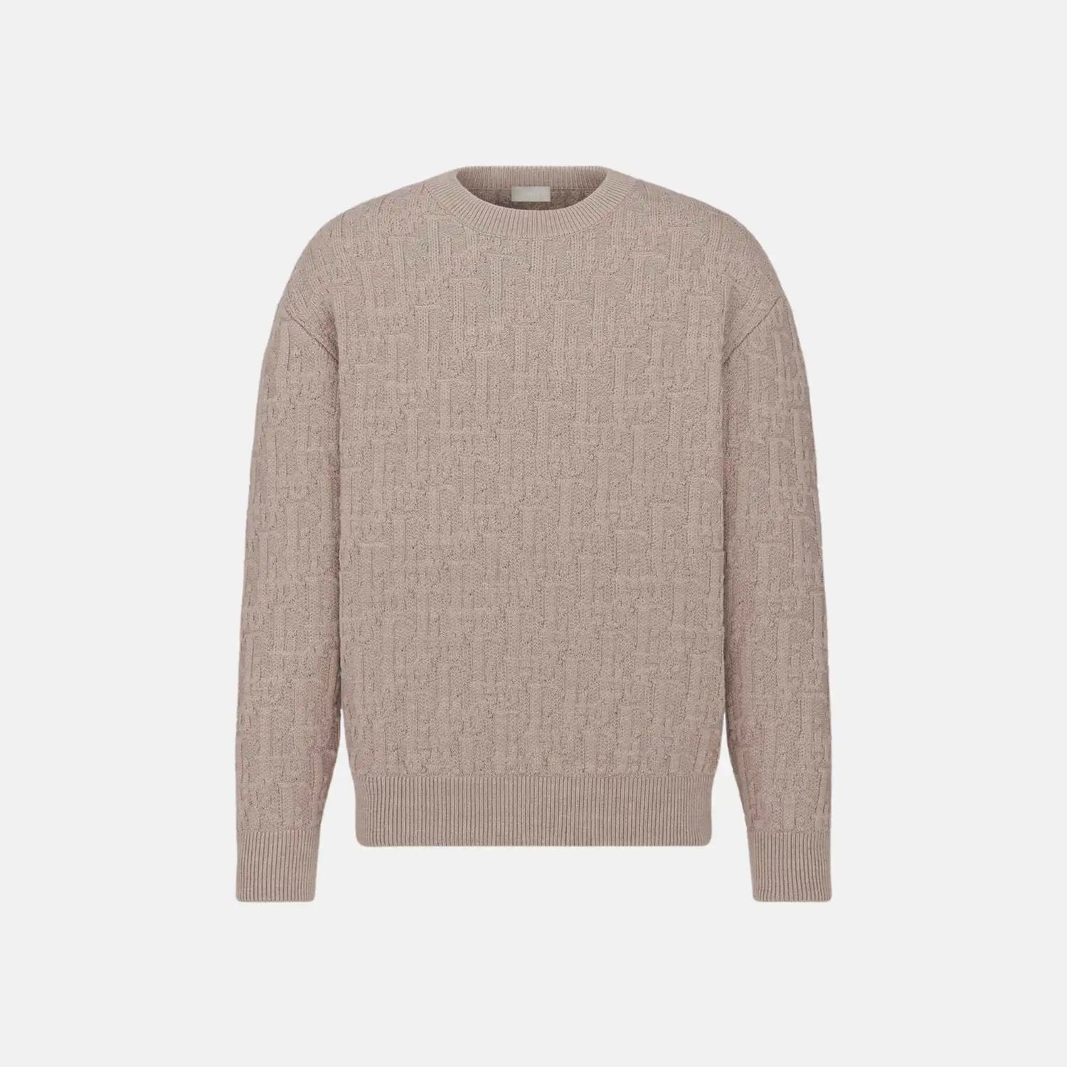 Oblique Sweater In Cotton Blend Jacquard