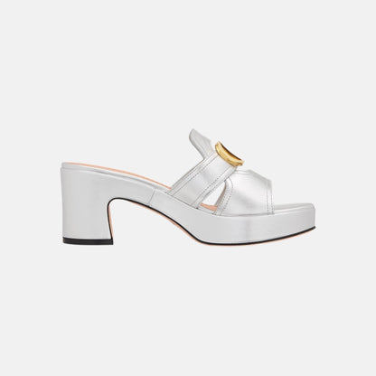 Or 30 Montaigne Platform Slide In Laminated Calfskin