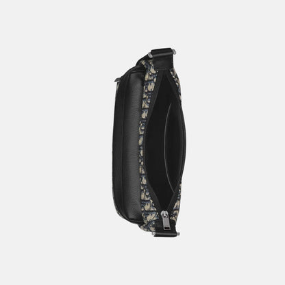 Small Rider Soft Hobo Bag In Oblique Jacquard