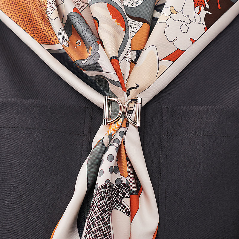 Double D scarf ring