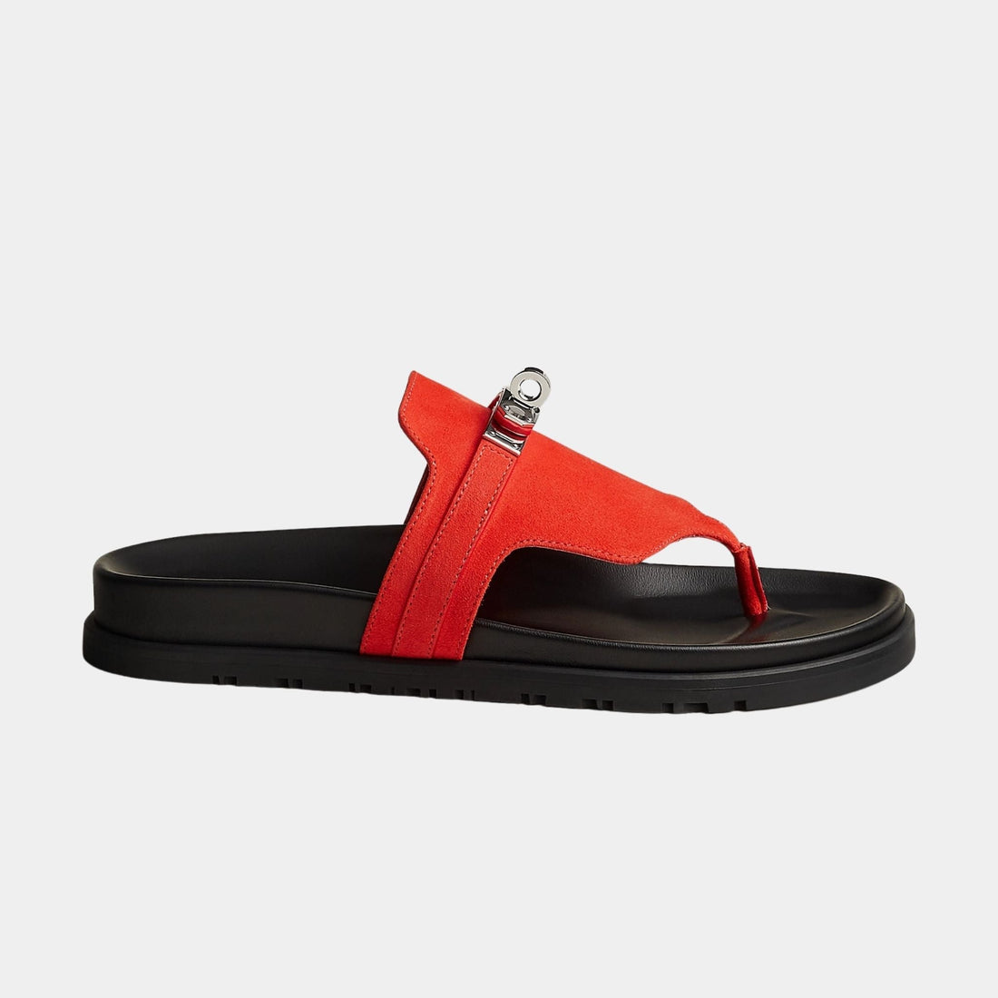 Empire Sandal Suede Palladium Plated Buckle