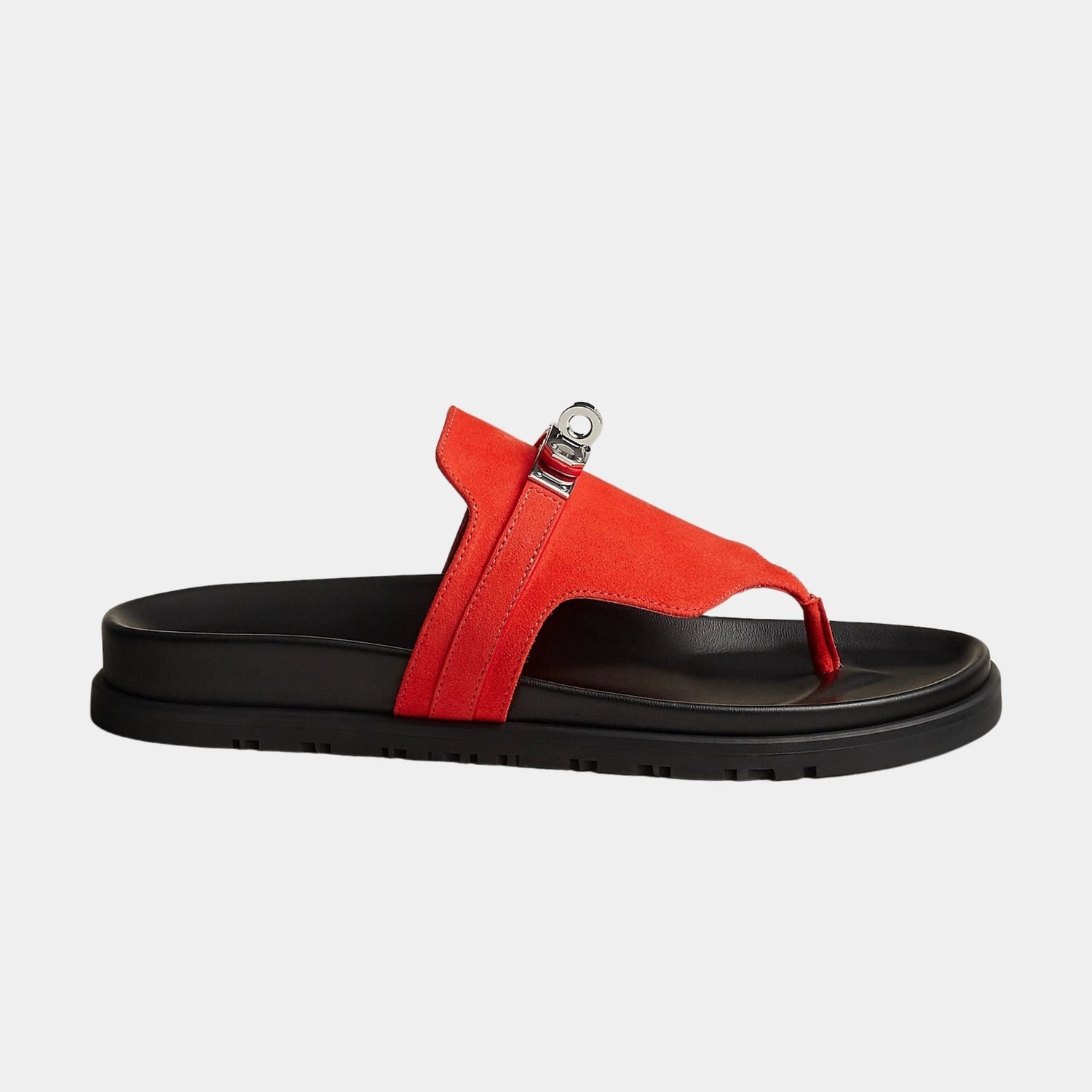 Empire Sandal Suede Palladium Plated Buckle