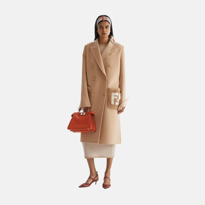 Beige Wool Coat