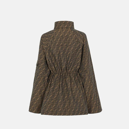 Blouson In Brown FF Canvas