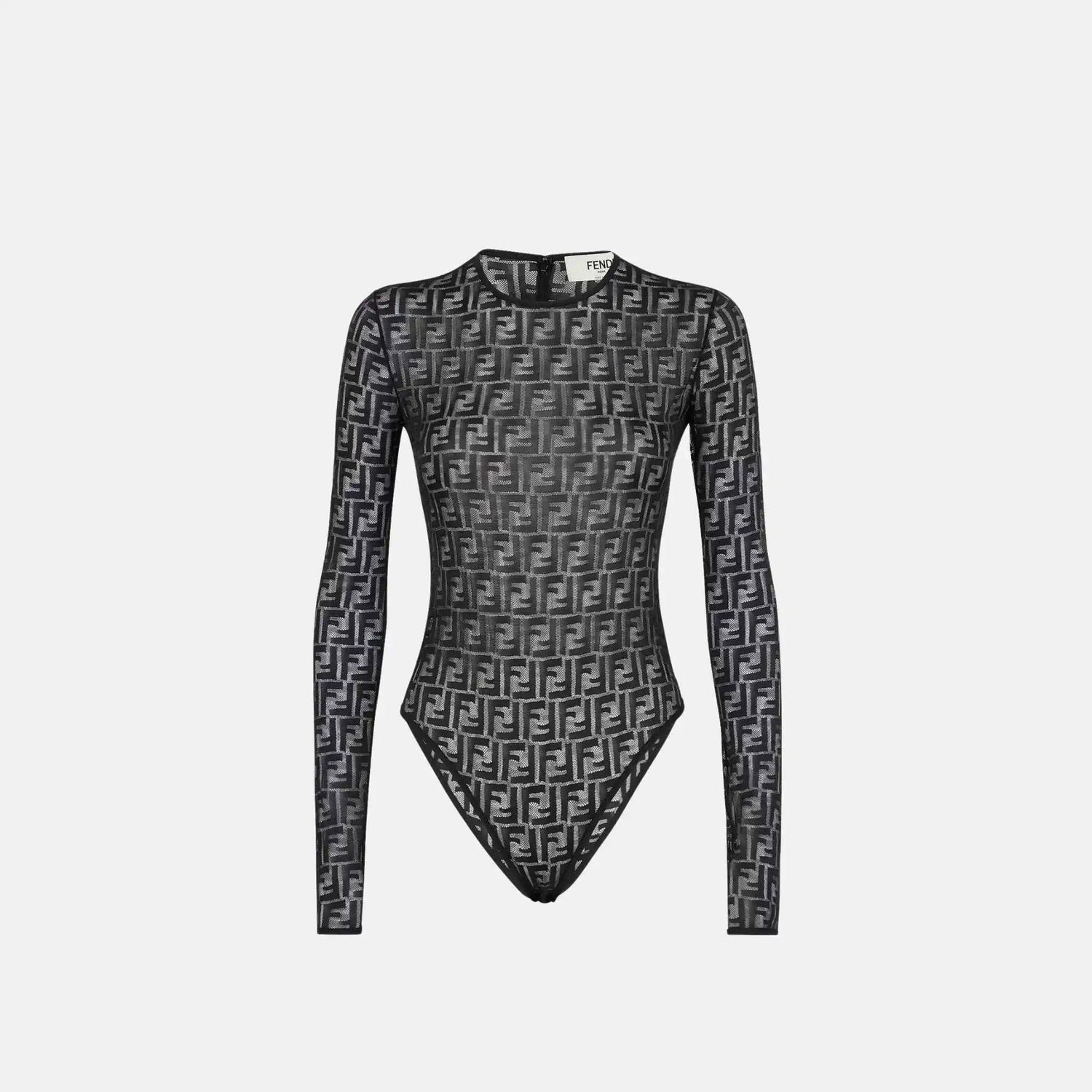 Body In Lace With Long Sleeves