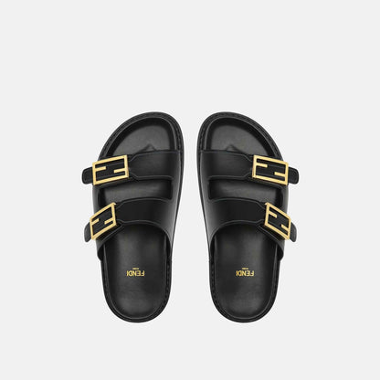 Feel Slides In Leather