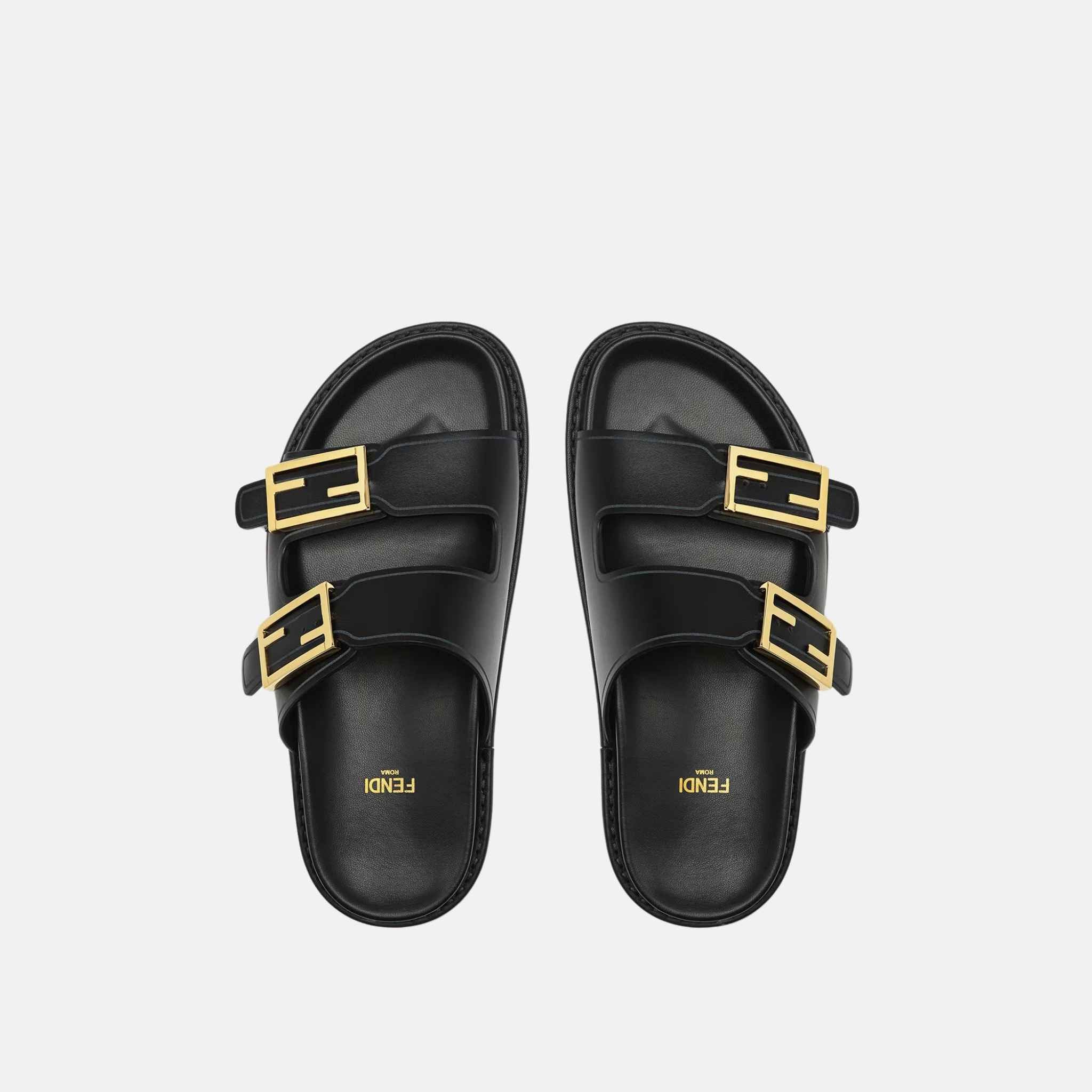 Feel Slides In Leather