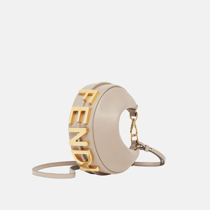 Fendigraphy Mini Bag In Leather