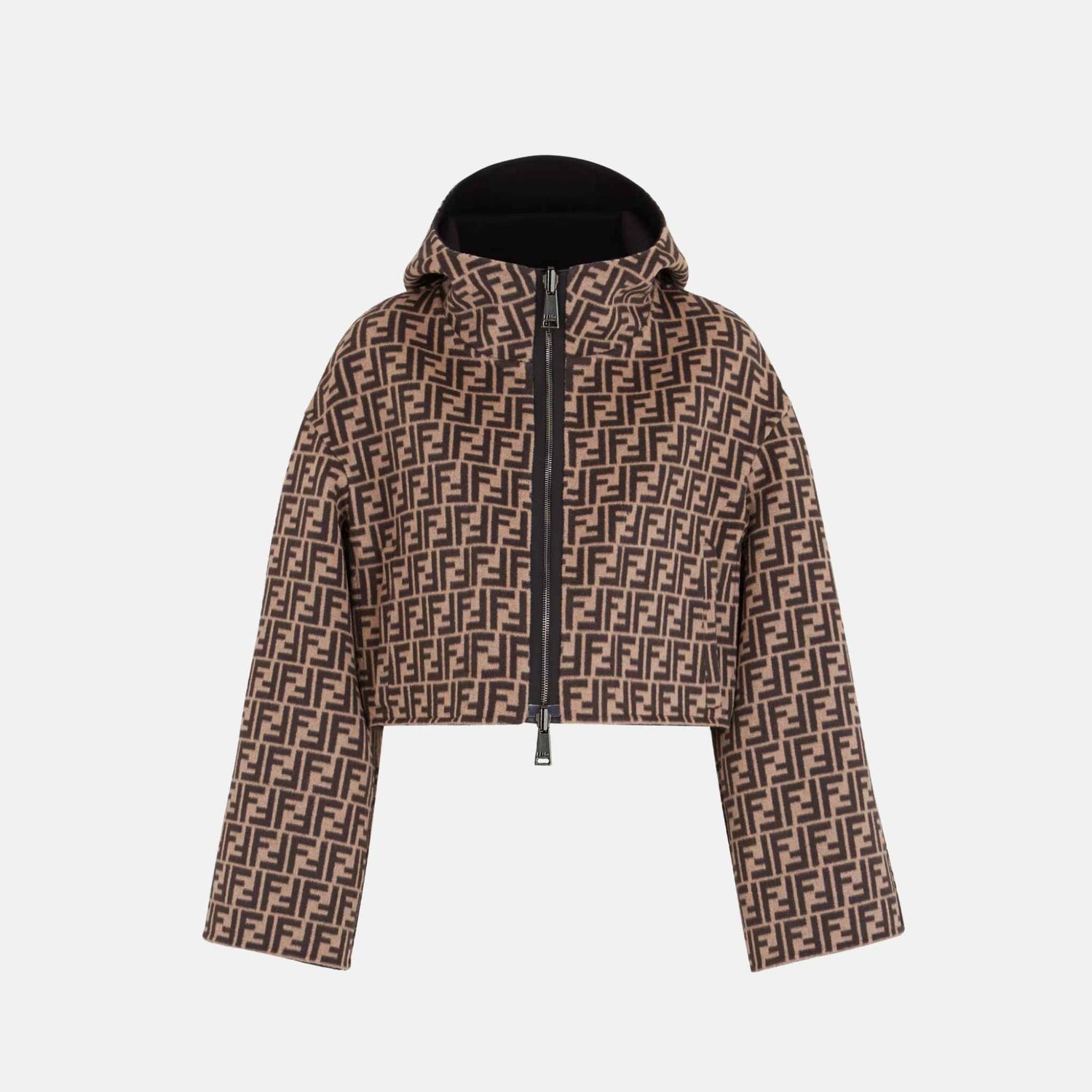 Jacket In Wool Double Slider