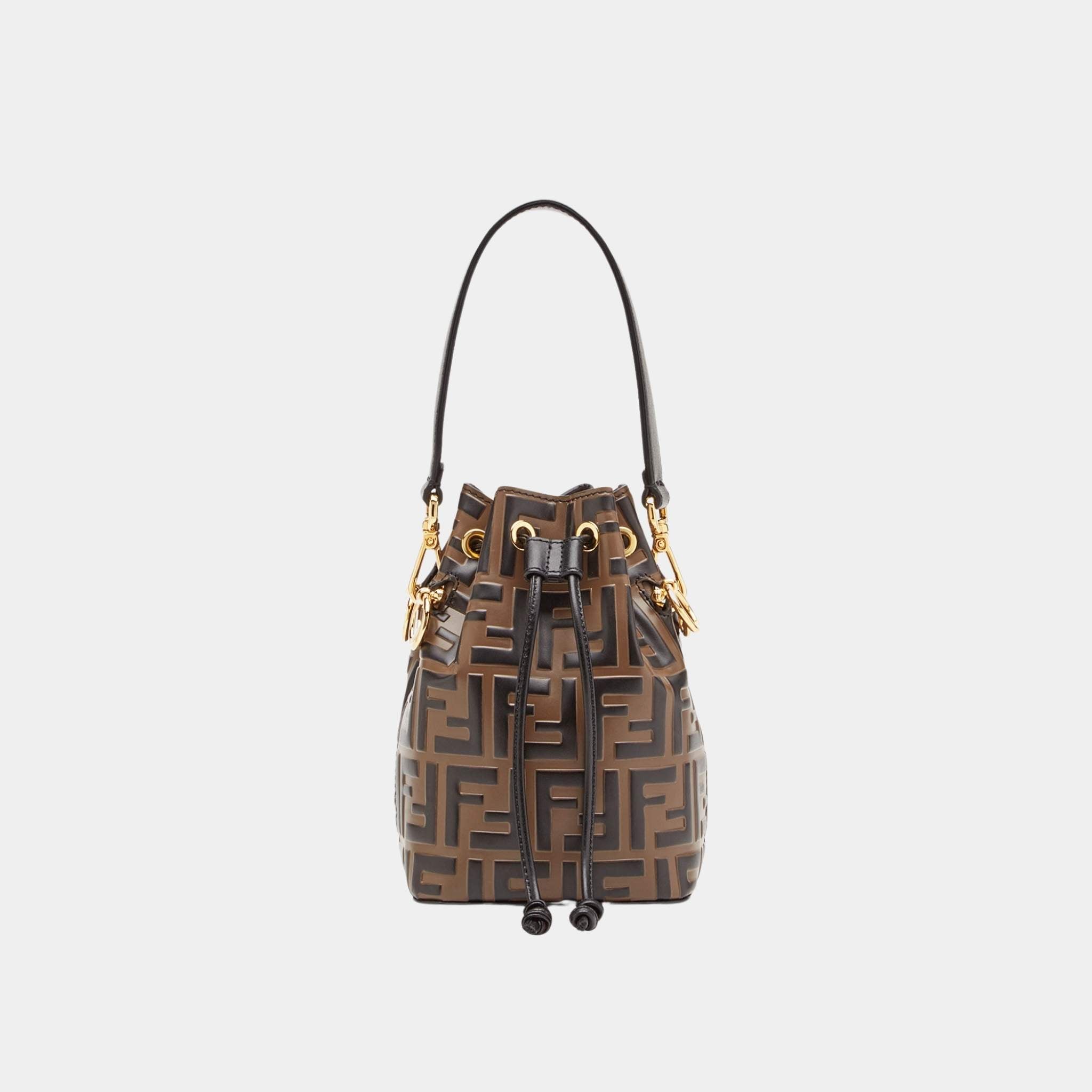 Mon Tresor Brown Leather Mini-Bag