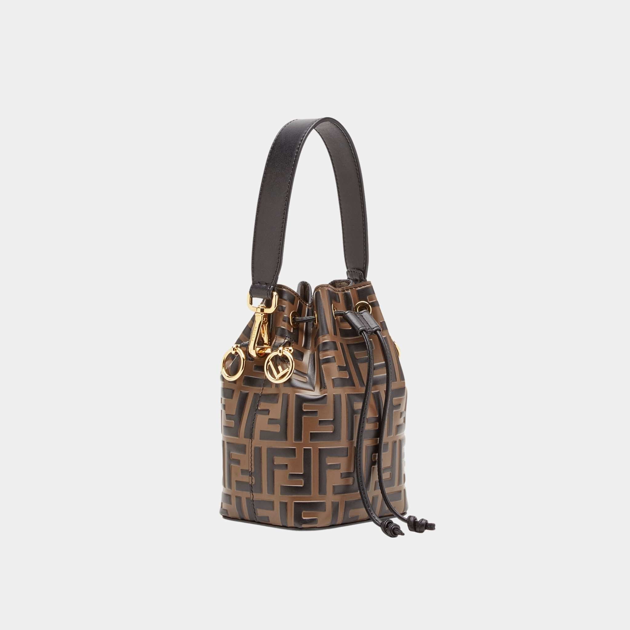 Mon Tresor Brown Leather Mini-Bag