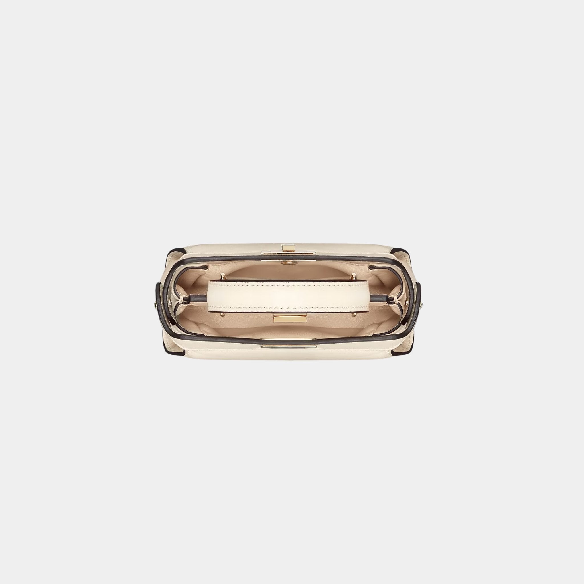 Nano Peekaboo Nappa Leather Bag