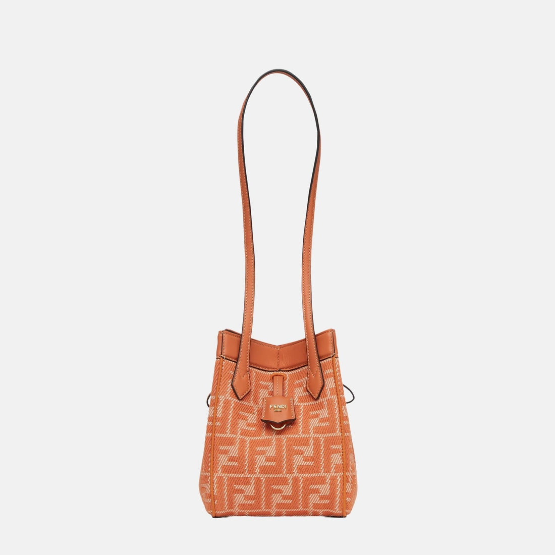 Origami Mini Bag In Denim Effect FF Jacquard