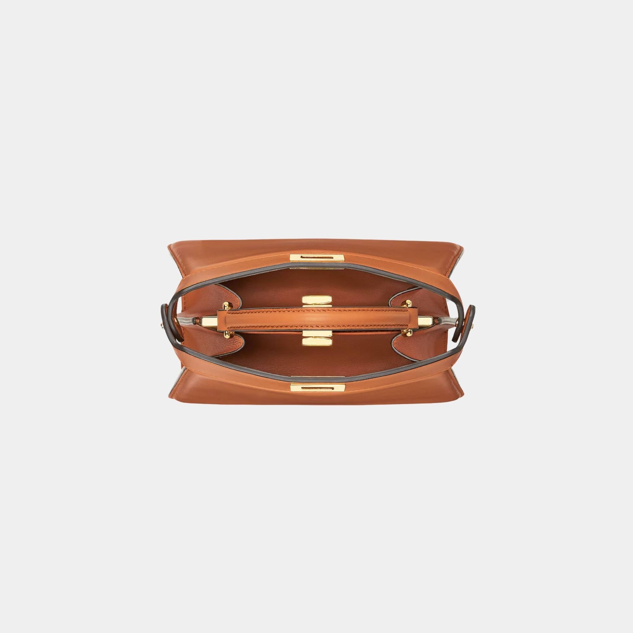 Peekaboo ISeeU Petite Padded Nappa Leather Bag