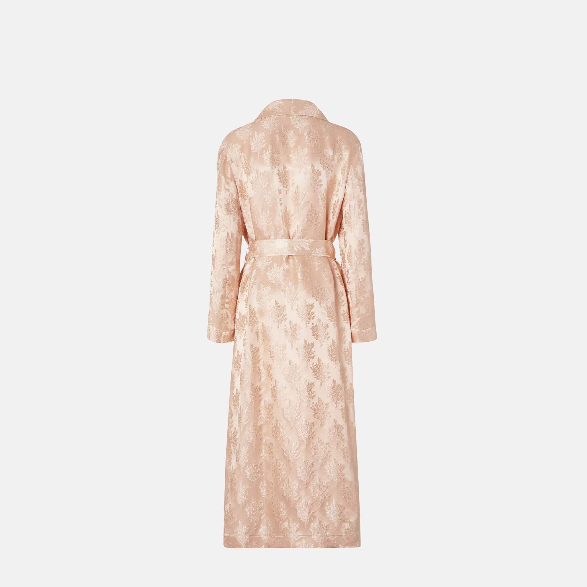Pink Silk Overcoat