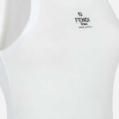 Top In Sleeveless Cotton