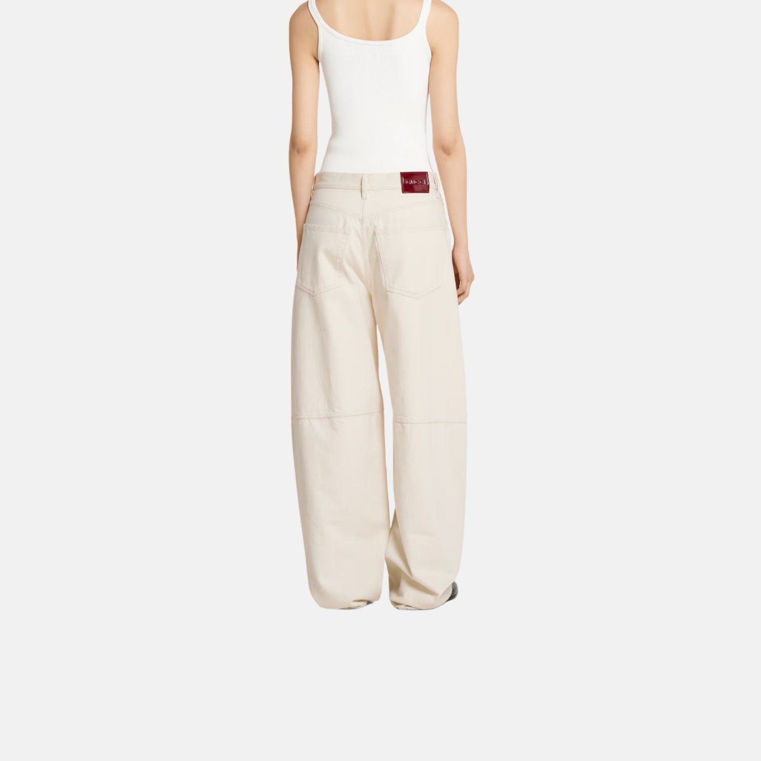 Balloon Pant In Cotton Denim
