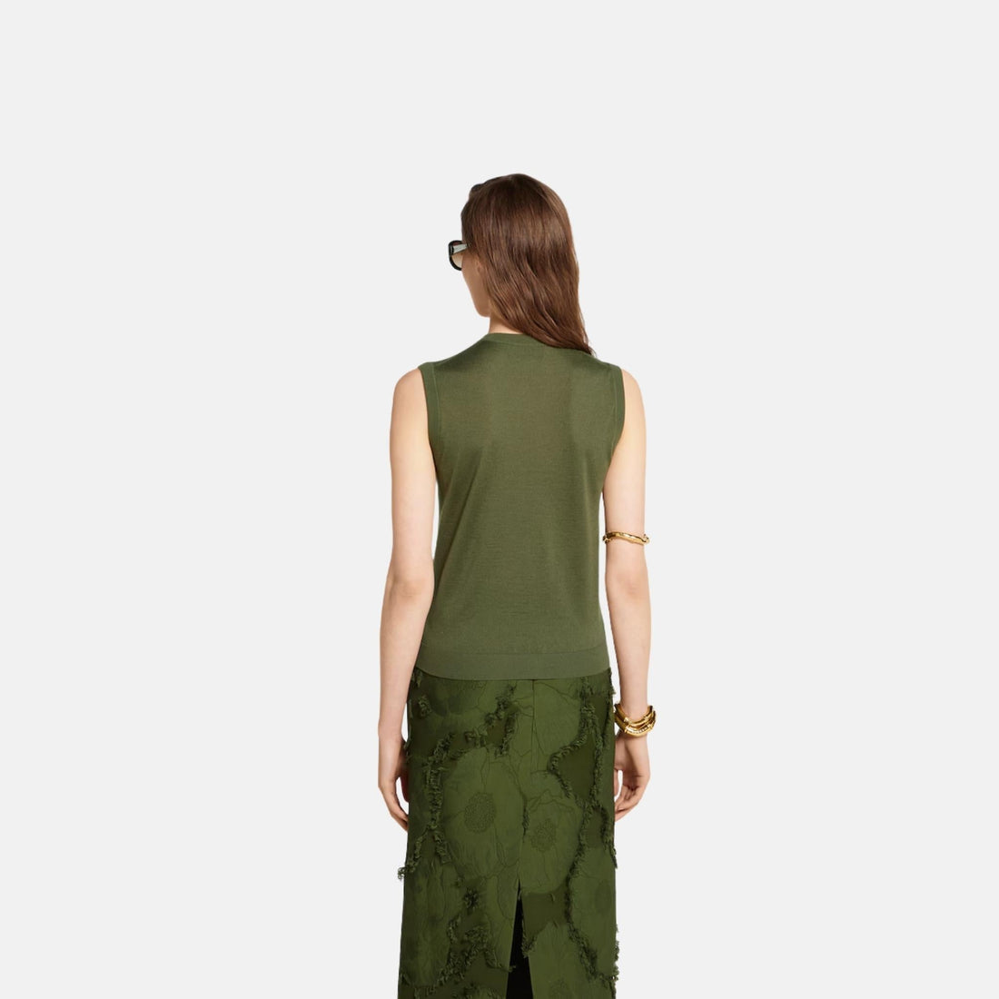 Cashmere Silk Sleeveless Top