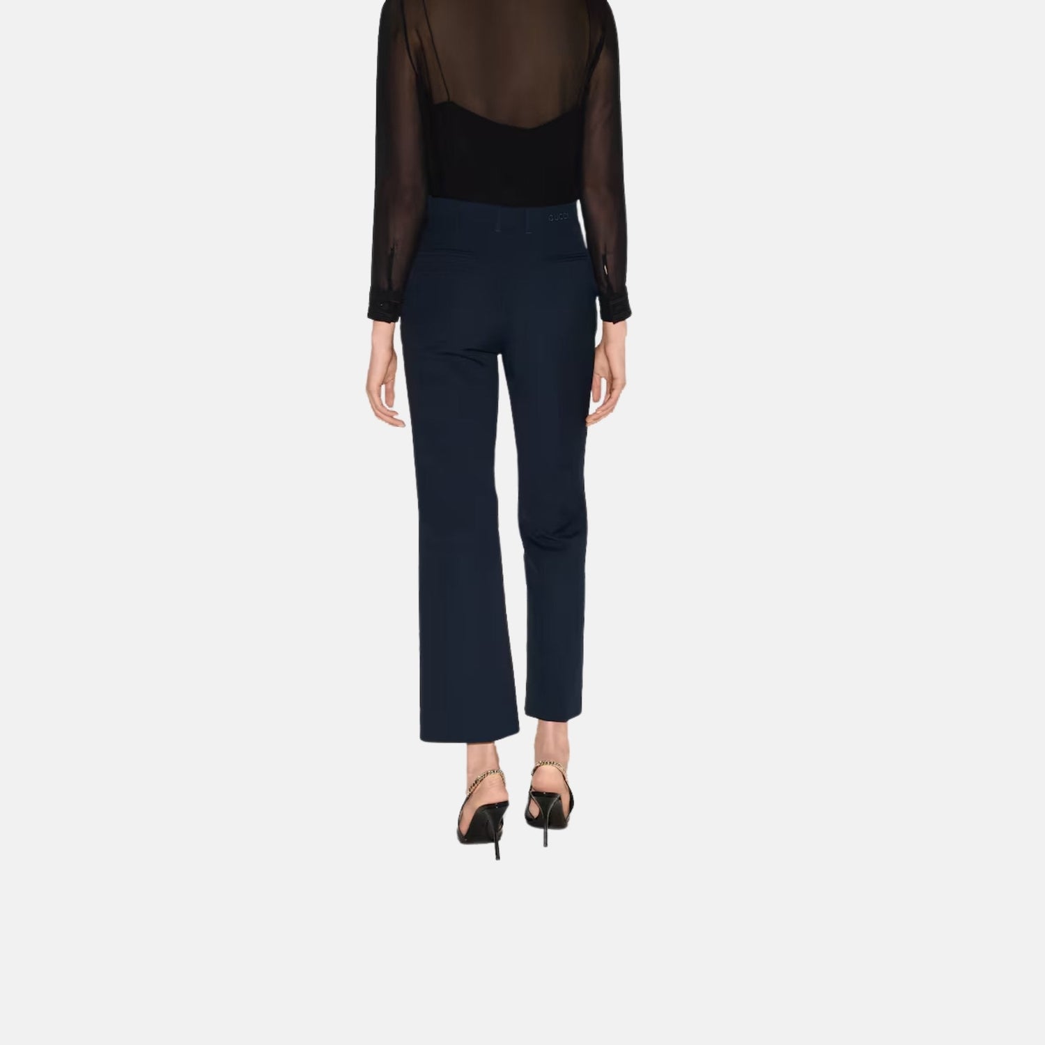 Cotton Trousers With Embroidery