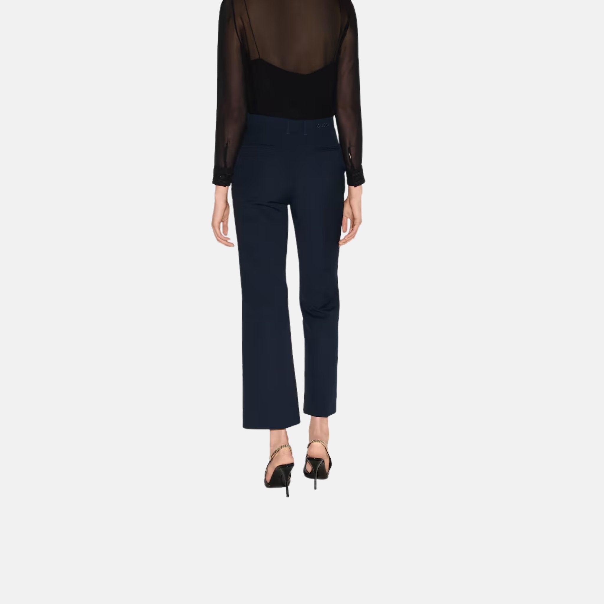 Cotton Trousers With Embroidery