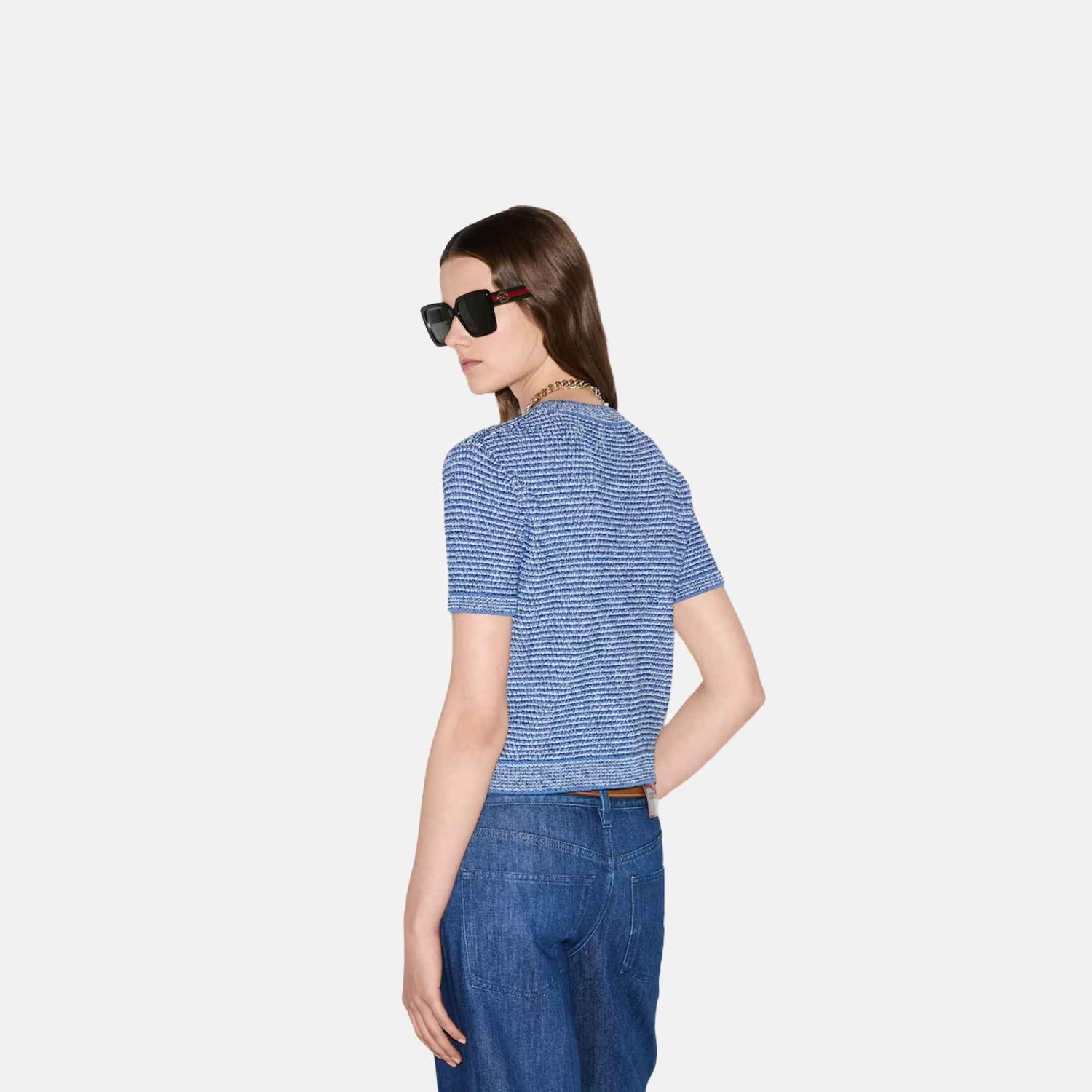 Fine Cotton Crewneck Top