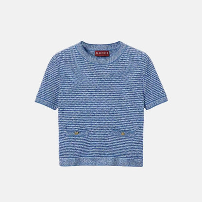 Fine Cotton Crewneck Top
