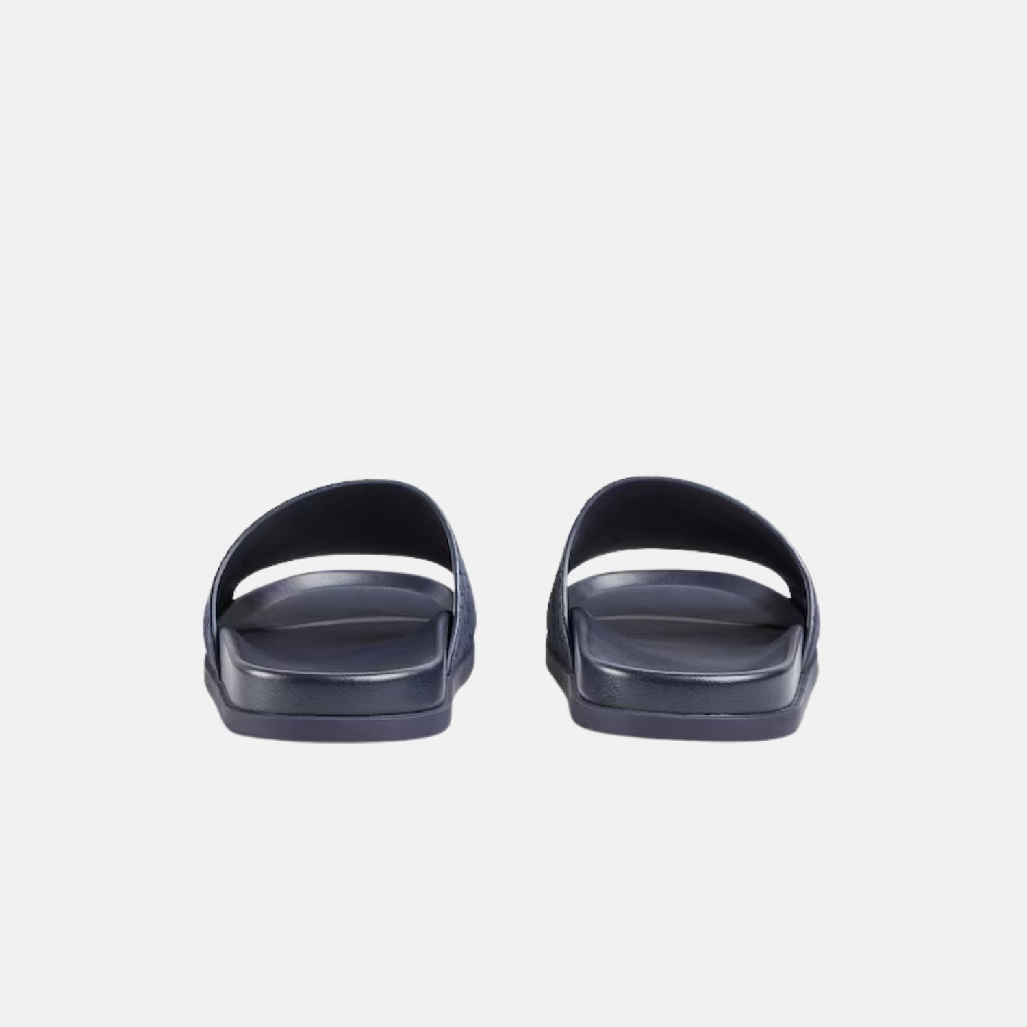 Mens Slide Sandal In GG Suede