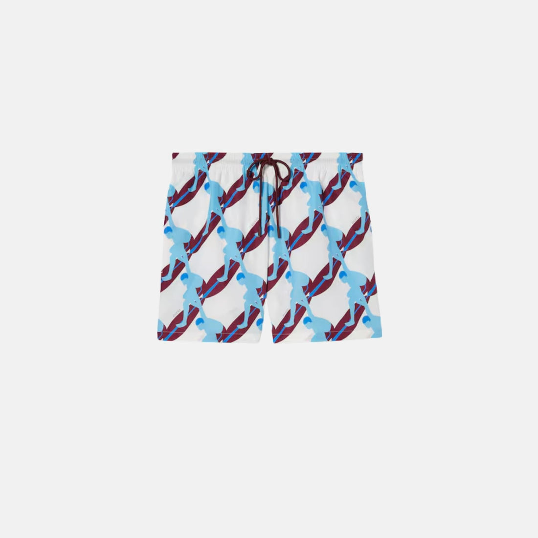 Printed Technical Poplin Swim Short