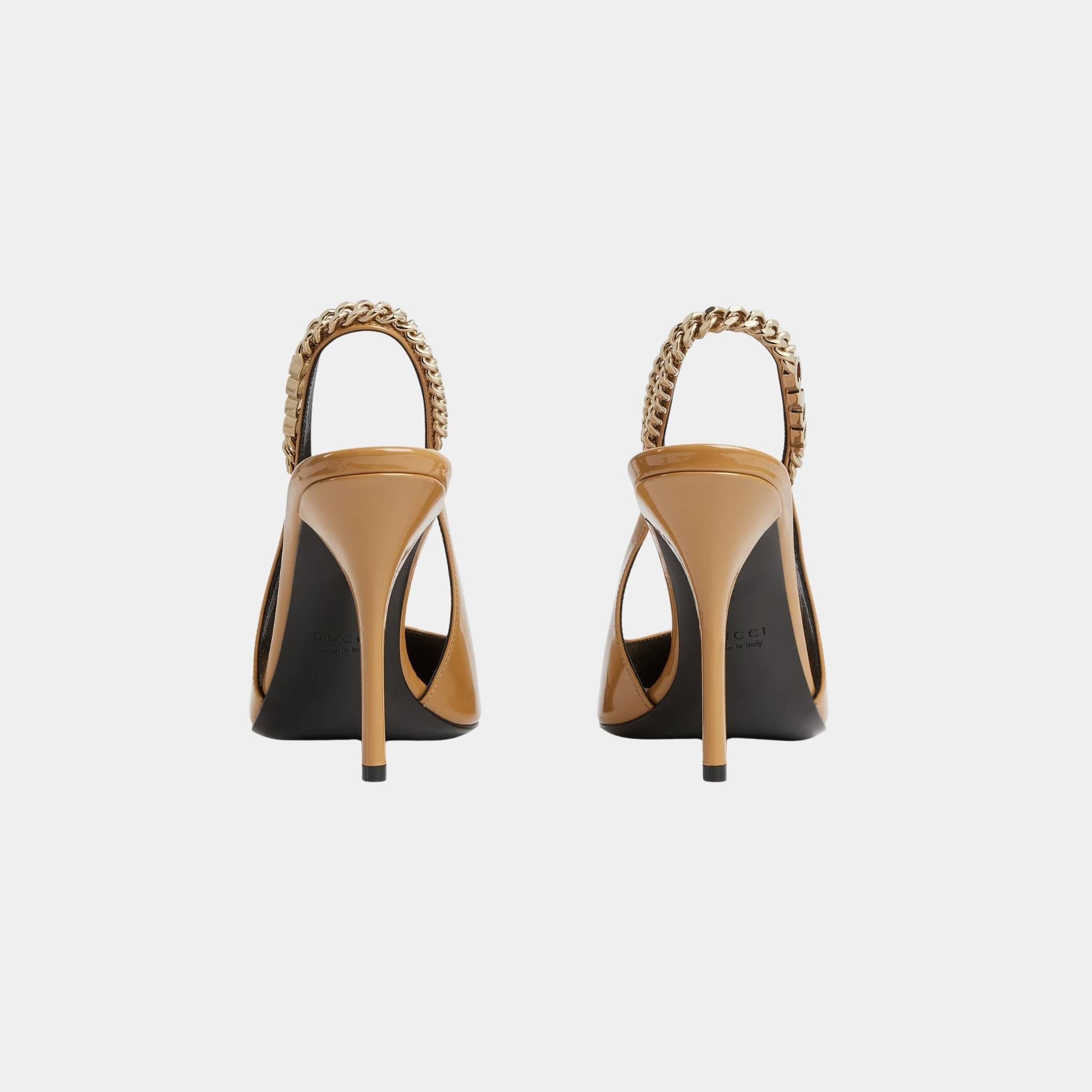 Signoria Slingback Patent Leather Pump