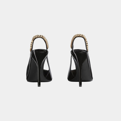 Signoria Slingback Patent Leather Pump