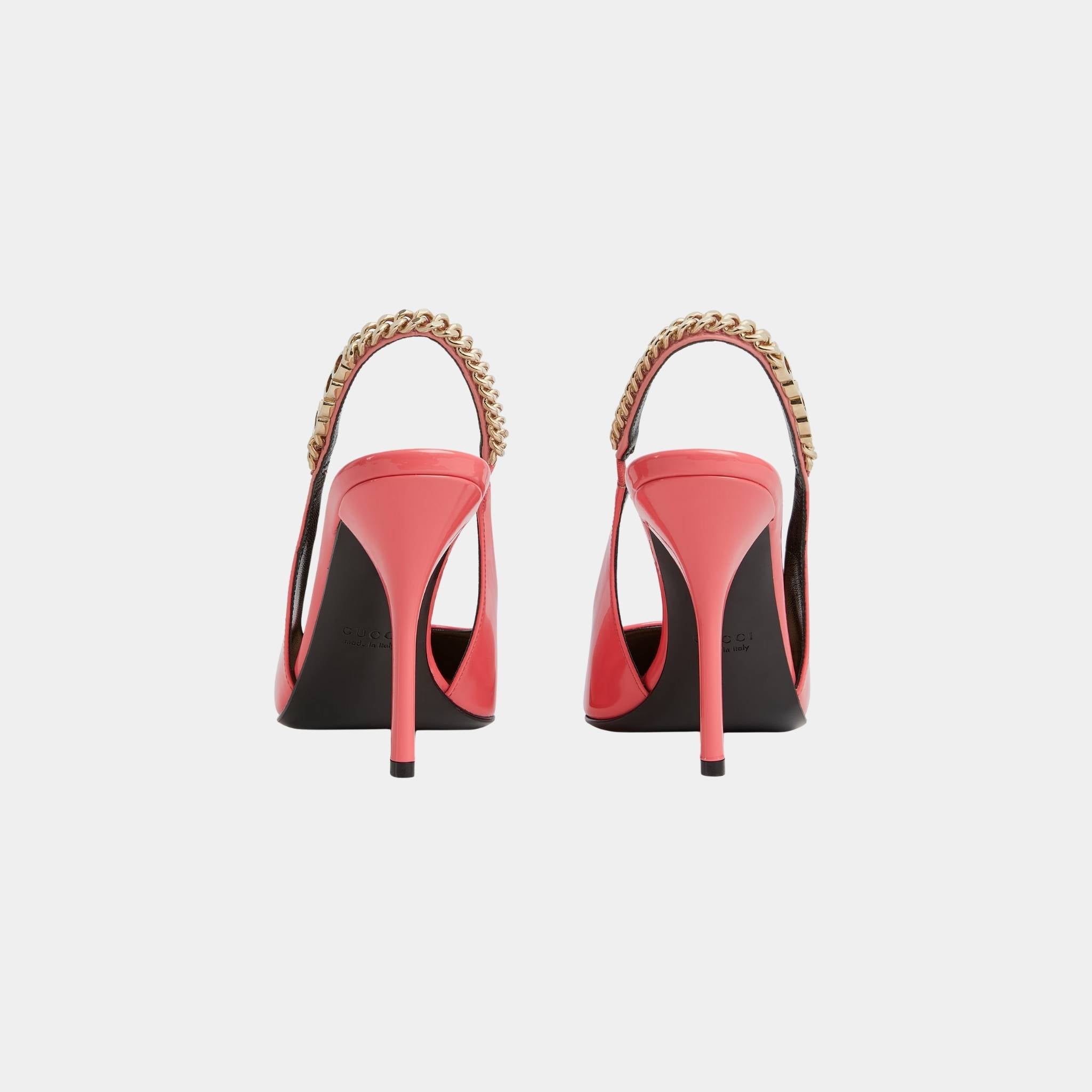 Signoria Slingback Patent Leather Pump
