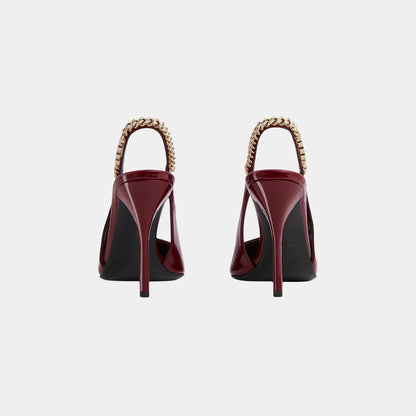Signoria Slingback Patent Leather Pump