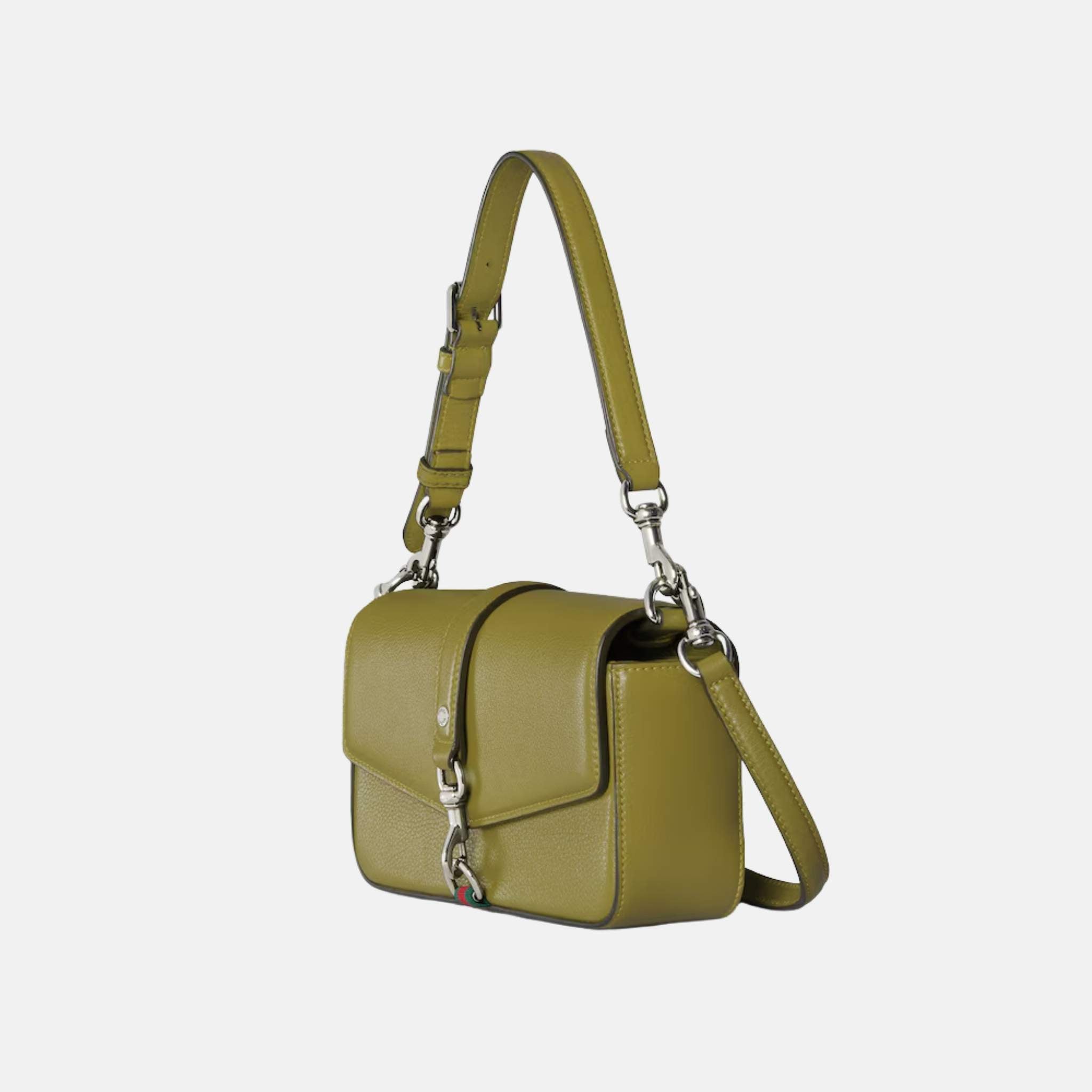 Small Crossbody Bag With Hook Closure