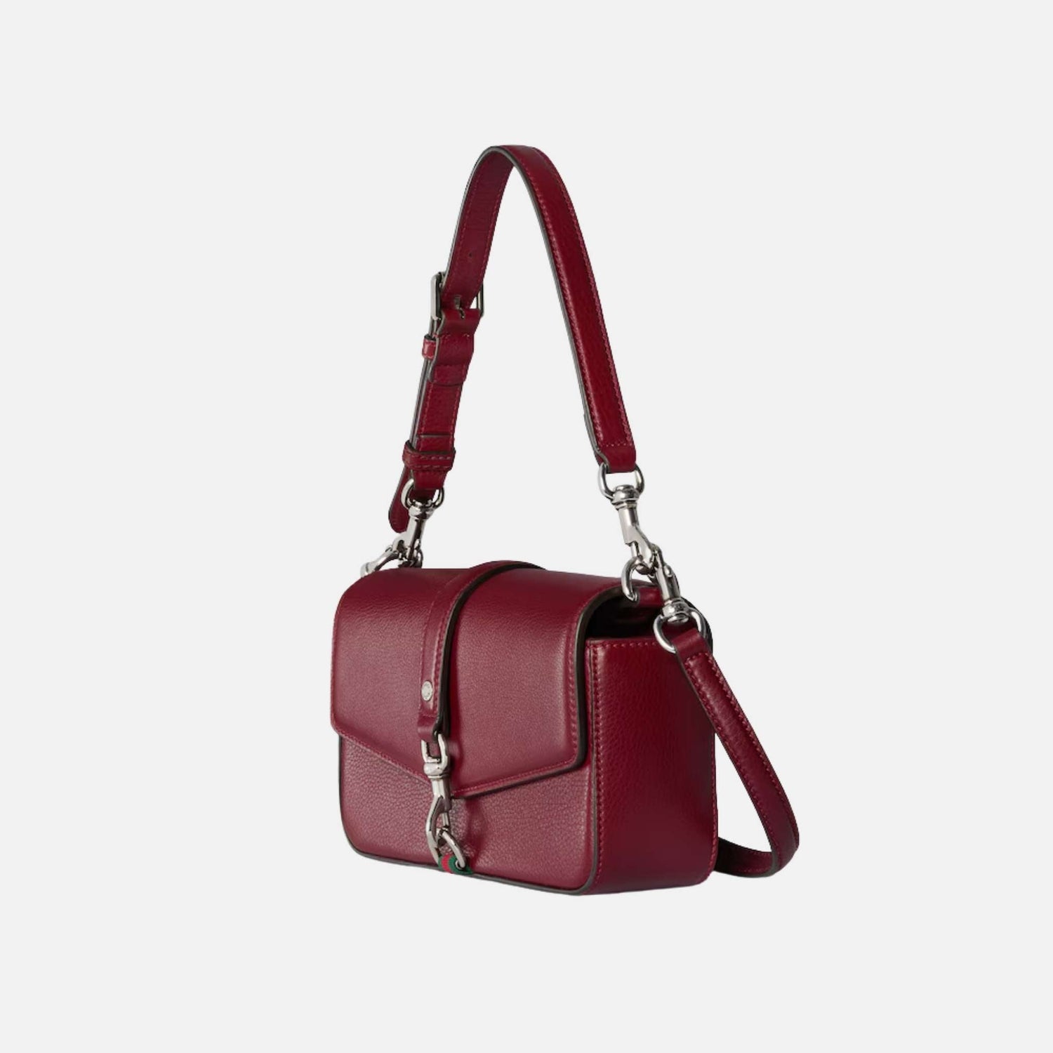 Small Crossbody Bag With Hook Closure