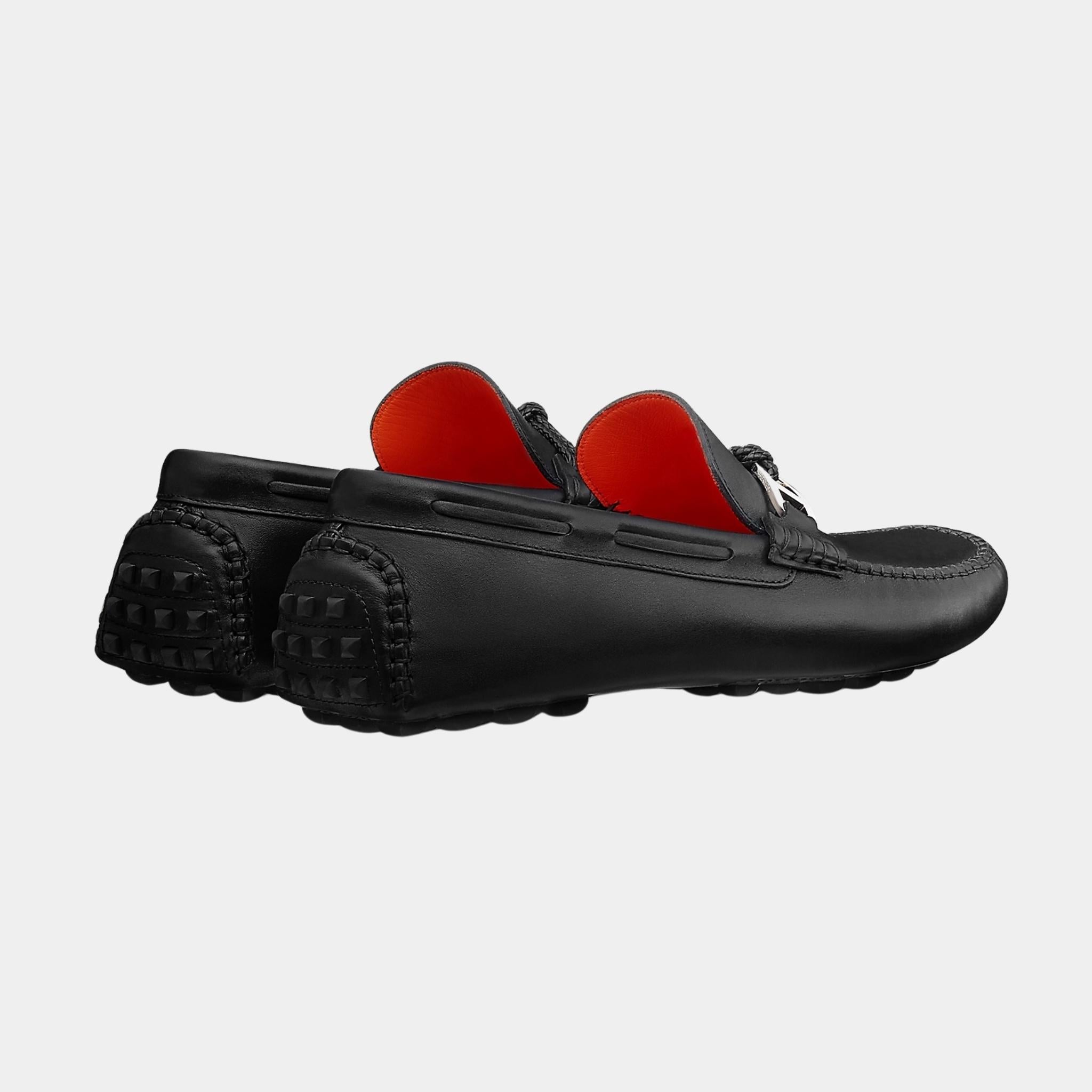 Alessandro Loafer in Calfskin with Braided Leather Cord